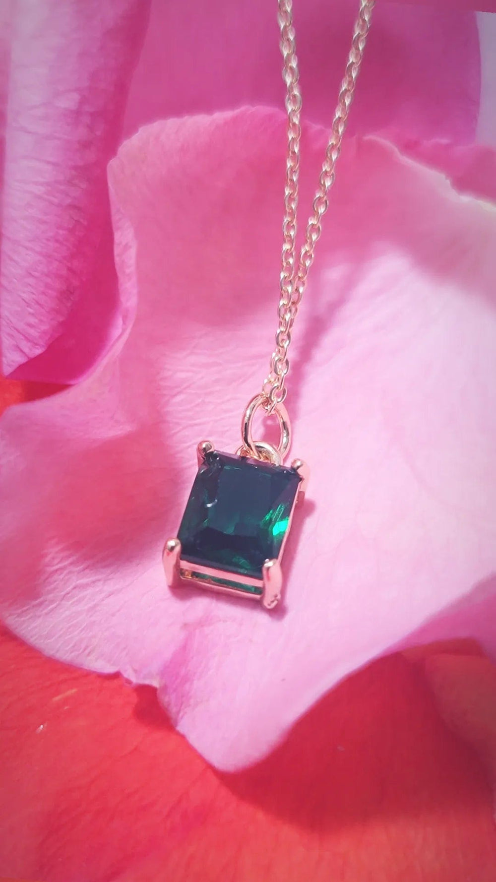 Emerald Crystal Necklace