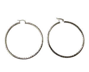 Sunday Afternoon Silver Hoops