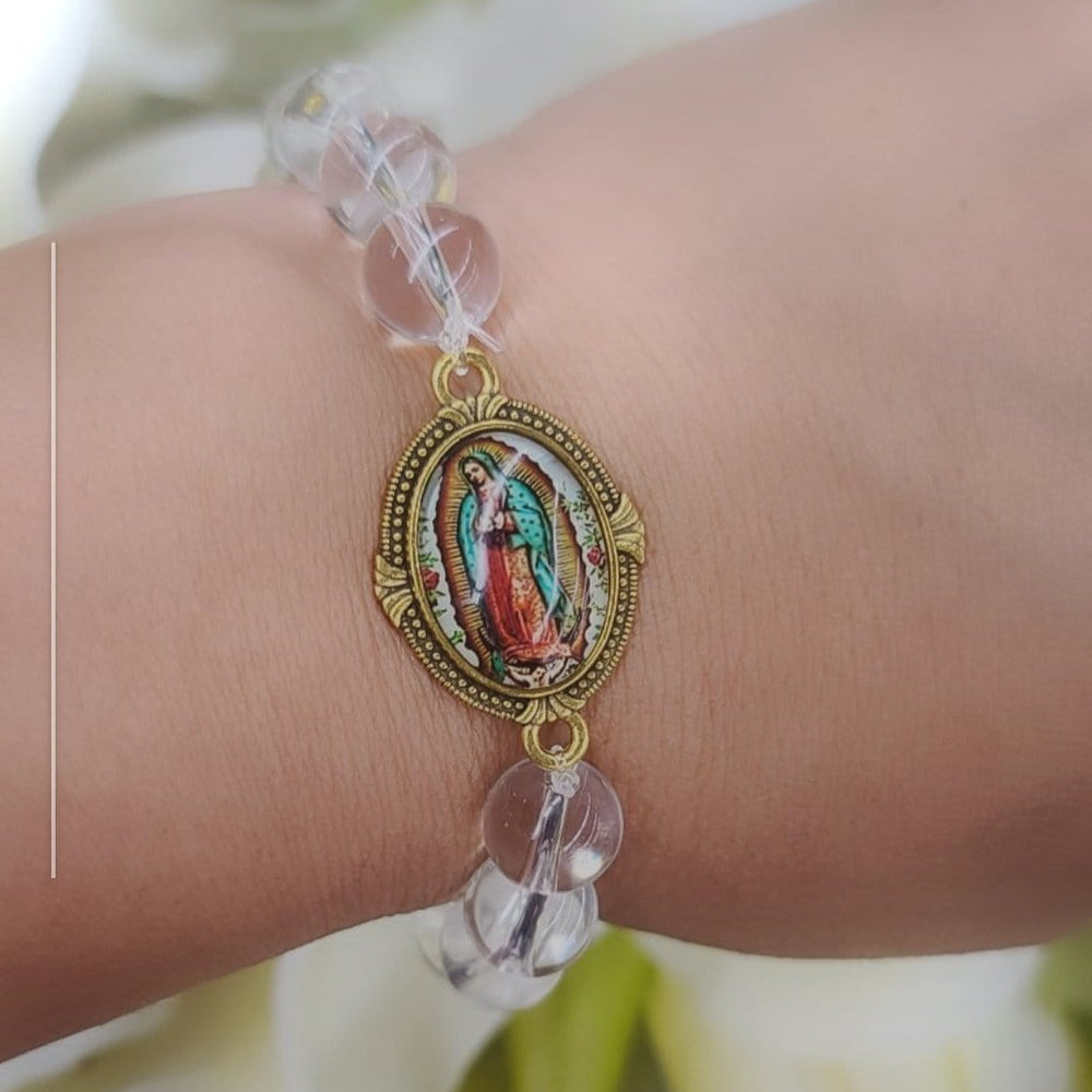 Virgen Clear Quartz Bracelet