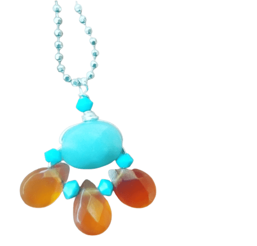 
                
                    Load image into Gallery viewer, Xochitl Carnelian Necklace
                
            