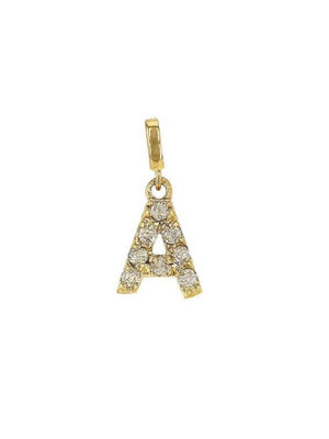 
                
                    Load image into Gallery viewer, 14kt Diamond Initial Necklace
                
            