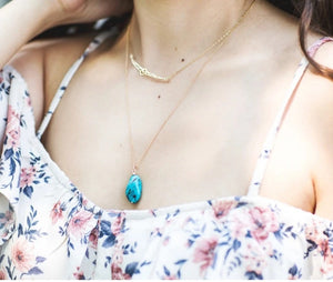 
                
                    Load image into Gallery viewer, Turquoise Protection Necklace
                
            