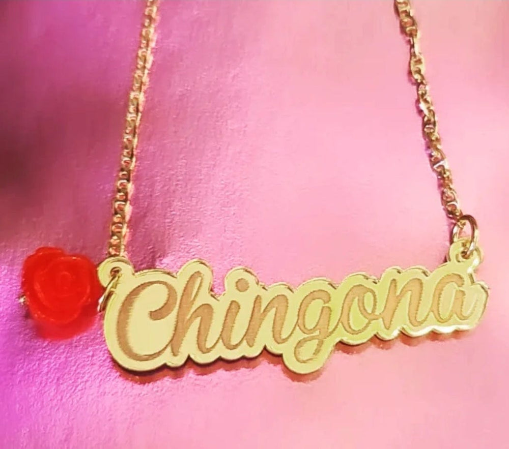 
                      
                        Chingona Charm Necklace
                      
                    