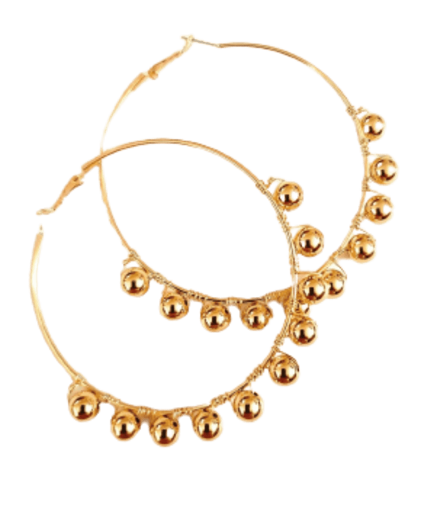 Poderosa Bead Hoop Earrings