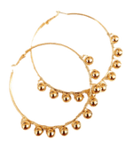 Poderosa Bead Hoop Earrings