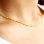 14kt Gold Cable Chain