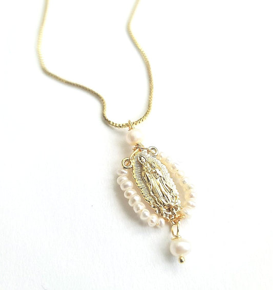 Virgen Seed Pearl Necklace