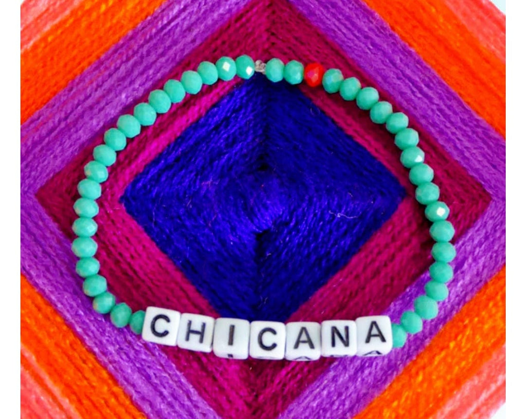 Chicana Word Bracelet