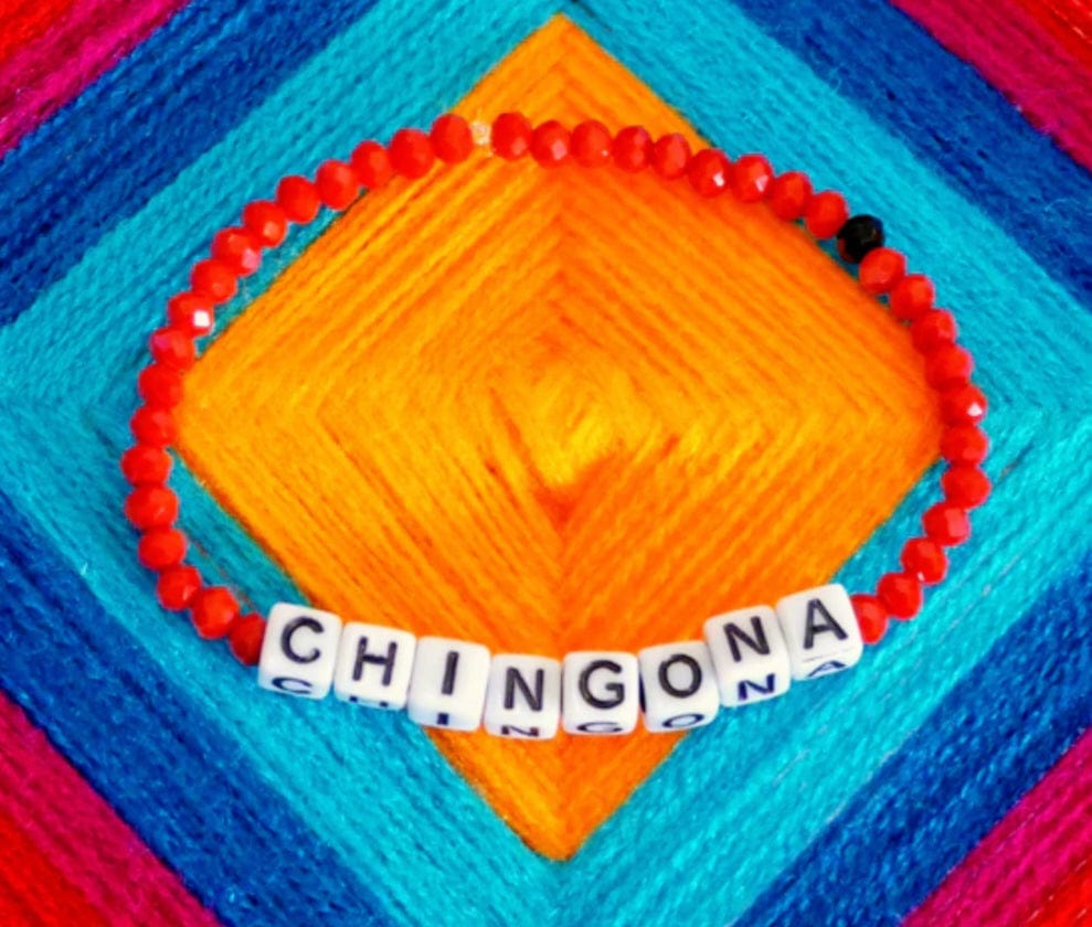 
                
                    Load image into Gallery viewer, Chingona Word Bracelet
                
            