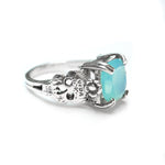 Dia de Los Muertos Chalcedony Ring